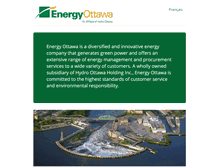 Tablet Screenshot of energyottawa.com